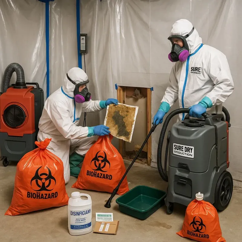 Contaminated Water Handling Protocols process in Baxter Estates, NY